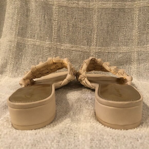 Circus by Sam Edelman Kenna Ivory Knotted Strap Slide Sandals Size 9 - Picture 6 of 7